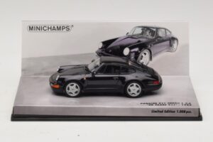 Porsche 911 964 Turbo S 3.6 30 Aniversario Negro Minichamps 1:43 436069171 Metal