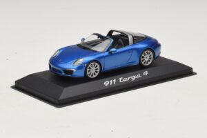 Porsche 911 991 Targa Azul Metalizado Minichamps 1:43 WAP0200350E Metal - imagen 2 de 4