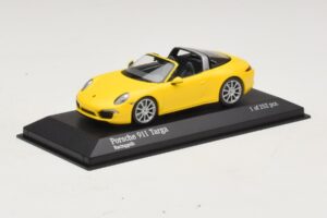 Porsche 911 991 Targa Amarillo Minichamps 1:43 410062441 Metal - imagen 2 de 4
