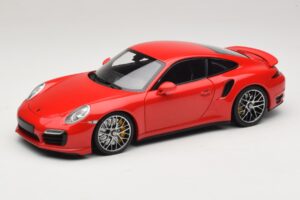 Porsche 911 991 Turbo S Rojo Minichamps 1:18 110062320 Metal