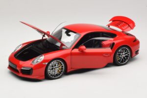 Porsche 911 991 Turbo S Rojo Minichamps 1:18 110062320 Metal - imagen 3 de 8