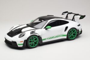 Porsche 911 992 GT3 RS Tribute to Carrera RS Blanco Python Green Norev 1:12 127535 Metal