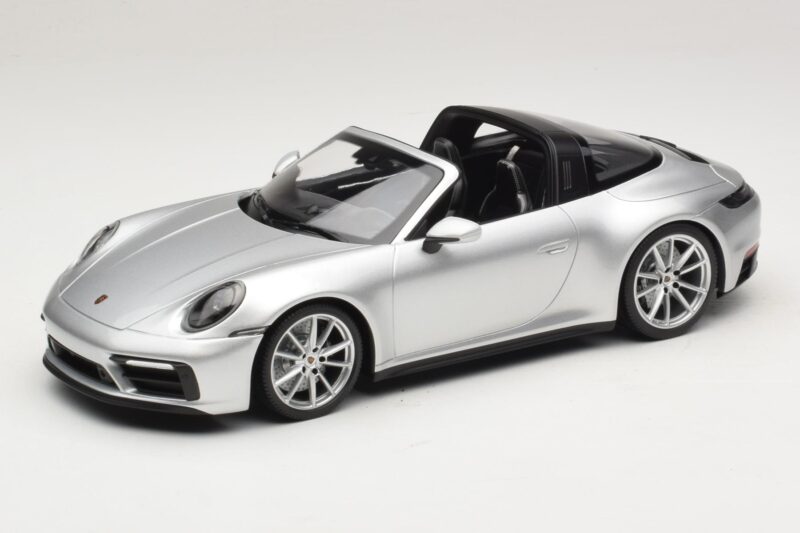 Porsche 911 992 Targa 4 GTS Plata Minichamps 1:18 WAP0211460RTRG Metal