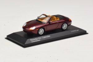 Porsche 911 996 Descapotable Rojo Metalizado Minichamps 1:43 400061092 Metal - imagen 2 de 4