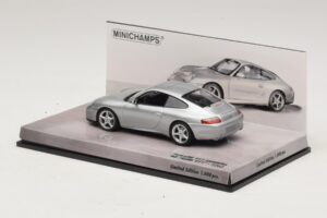 Porsche 911 996 Carrera 40 Aniversario Plata Minichamps 1:43 436061070 Metal - imagen 3 de 5