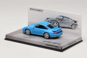 Porsche 911 996 Turbo S 3.6 Edición Aniversario Azul Minichamps 1:43 436069270 Metal - imagen 3 de 5