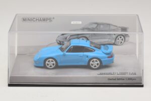 Porsche 911 996 Turbo S 3.6 Edición Aniversario Azul Minichamps 1:43 436069270 Metal - imagen 4 de 5