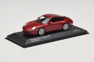 Porsche 911 997 Carrera 4S Red Metallic Minichamps 1:43 400066422 Metal - imagen 2 de 4