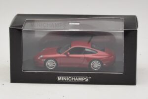 Porsche 911 997 Carrera 4S Red Metallic Minichamps 1:43 400066422 Metal - imagen 4 de 4