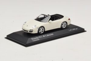 Porsche 911 997 Carrera 4S Descapotable Blanco Minichamps 1:43 400066431 Metal - imagen 2 de 4