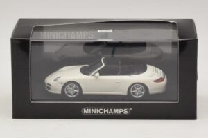 Porsche 911 997 Carrera 4S Descapotable Blanco Minichamps 1:43 400066431 Metal - imagen 4 de 4