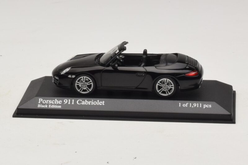 Porsche 911 997 Carrera Descapotable Black Edition Minichamps 1:43 400066434 Metal