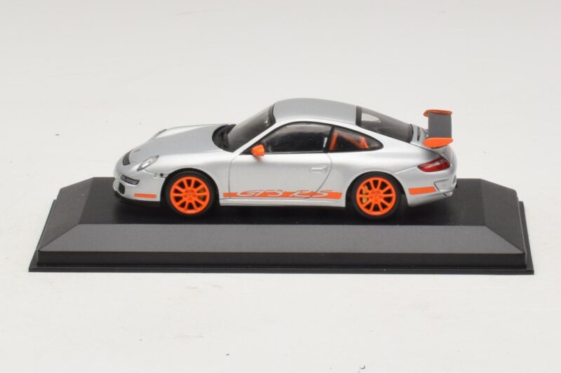 Porsche 911 997 GT3 RS Plata Naranja Minichamps 1:43 Porsche 911 997 GT3 RS Plata Naranja Minichamps 1:43 403066013 Metal