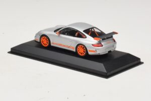 Porsche 911 997 GT3 RS Plata Naranja Minichamps 1:43 403066013 Metal - imagen 3 de 4
