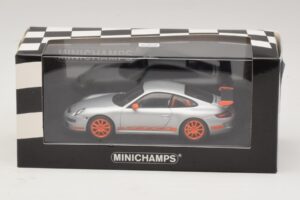 Porsche 911 997 GT3 RS Plata Naranja Minichamps 1:43 403066013 Metal - imagen 4 de 4