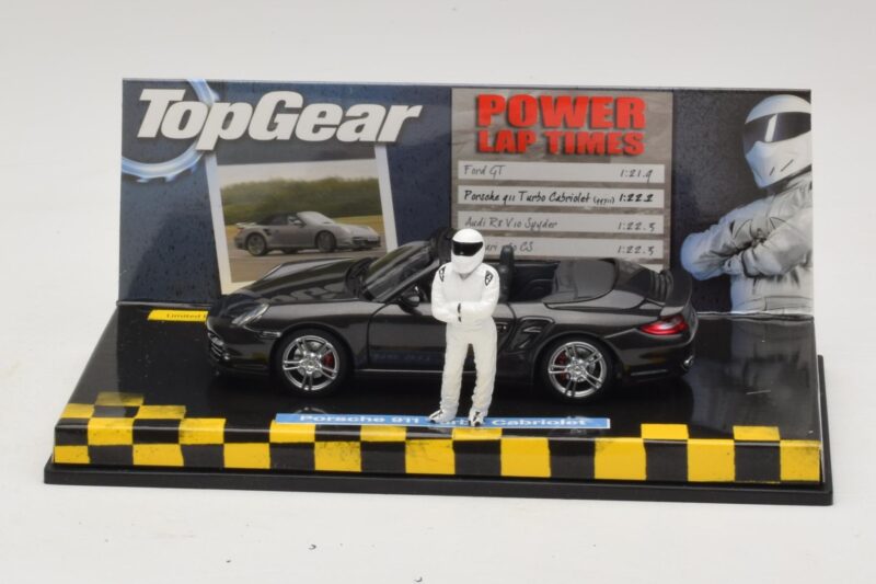 Porsche 911 997 Turbo Cabriolet Negro Top Gear Edition Minichamps 1:43 519436930 Metal
