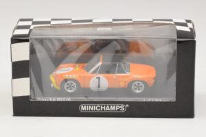Porsche 914/6 #1 G. Larrousse / H. Marko Winners Marathon de la Route 1970 Minichamps 1:43 400706501 Metal - imagen 4 de 4