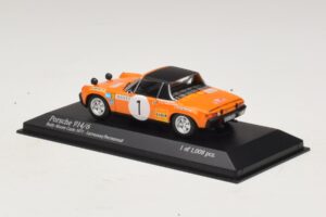 Porsche 914/6 #1 G. Larrousse / J-C. Perramond Rally Monte Carlo 1971 Minichamps 1:43 400716501 Metal - imagen 3 de 4