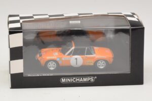 Porsche 914/6 #1 G. Larrousse / J-C. Perramond Rally Monte Carlo 1971 Minichamps 1:43 400716501 Metal - imagen 4 de 4