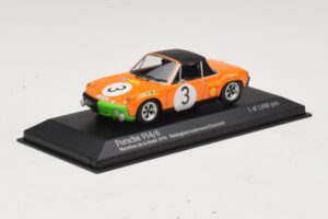 Porsche 914/6 #3 B. Waldegard / O. Andersson Marathon de la Route 1970 Minichamps 1:43 400706503 Metal - imagen 2 de 4