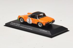 Porsche 914/6 #3 B. Waldegard / O. Andersson Marathon de la Route 1970 Minichamps 1:43 400706503 Metal - imagen 3 de 4