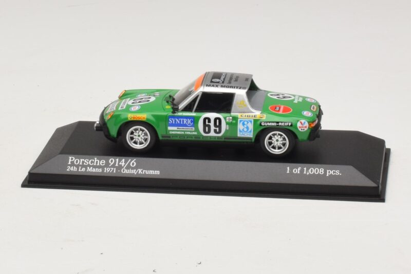 Porsche 914/6 Max Moritz Racing #69 Quist / Krumm 24 Hours of Le Mans 1971 Minichamps 1:43 Porsche 914/6 Max Moritz Racing #69 Quist / Krumm 24 Hours of Le Mans 1971 Minichamps 1:43 400716569 Metal