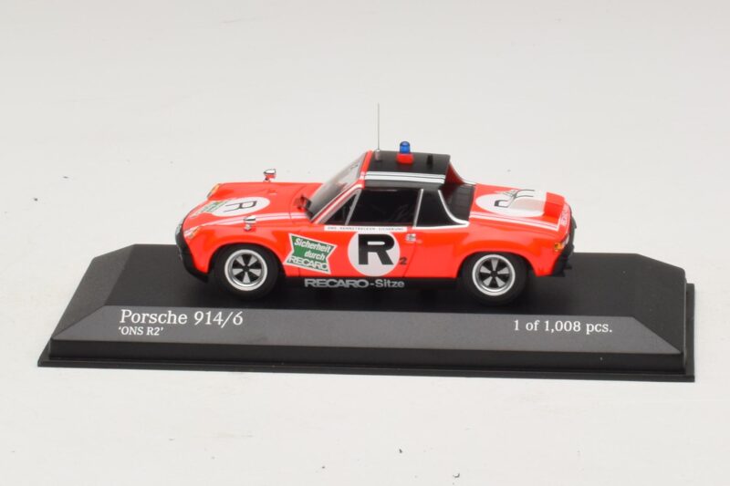 Porsche 914/6 ONS R2 Rojo Minichamps 1:43 400746500 Metal