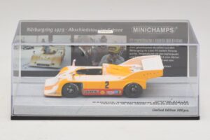 Porsche 917/10 #2 W. Kauhsen Farewell In The Snow Nurburgring 1973 Minichamps 1:43 437736592 Metal - imagen 4 de 5
