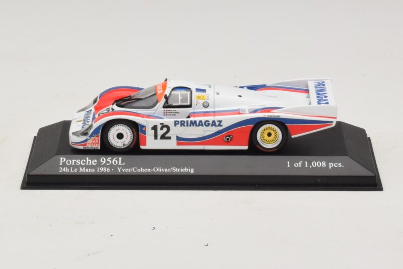 Porsche 956L #12 C. Yver / Cohen 24 Hours of Le Mans 1986 Minichamps 1:43 430866512 Metal