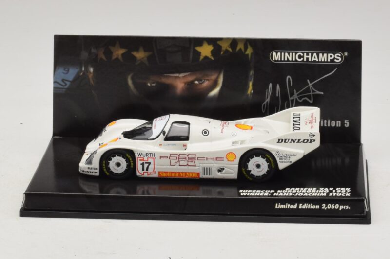 Porsche 962 PDK #17 H-J. Stuck Supercup Nurburgring 1987 Minichamps 1:43 Porsche 962 PDK #17 H-J. Stuck Supercup Nurburgring 1987 Minichamps 1:43 444876817 Metal