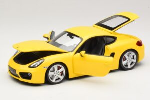 Porsche Cayman 981 Amarillo Minichamps 1:18 110062220 Metal - imagen 2 de 8