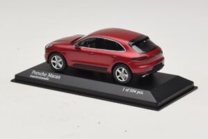 Porsche Macan 95B Rojo Metalizado Minichamps 1:43 410062600 Metal - imagen 3 de 4