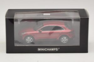 Porsche Macan 95B Rojo Metalizado Minichamps 1:43 410062600 Metal - imagen 4 de 4