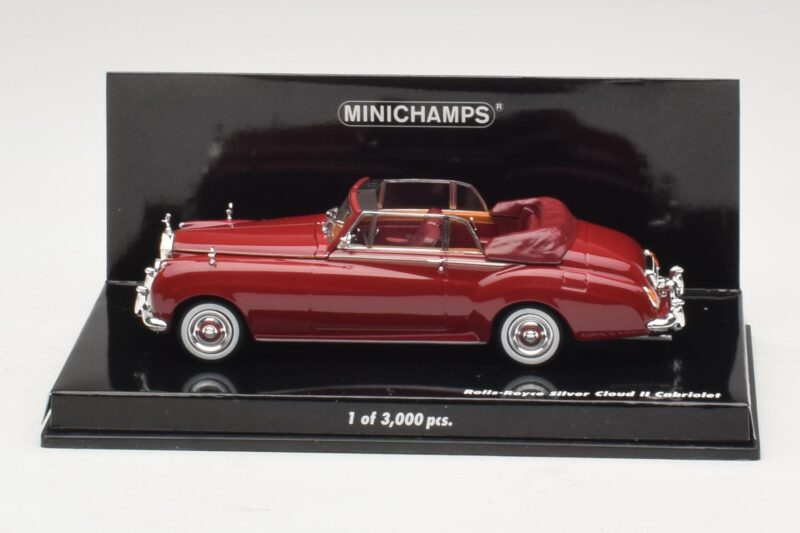 Rolls-Royce Silver Cloud II Descapotable Rojo Minichamps 1:43 Rolls-Royce Silver Cloud II Descapotable Rojo Minichamps 1:43 436134930 Metal