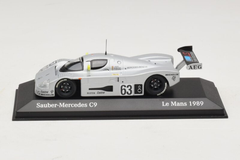 Sauber Mercedes C9 #63 J. Mass / M. Reuter / S. Dickens Winners 24 Hours of Le Mans 1989 Minichamps 1:43 Sauber Mercedes C9 #63 J. Mass / M. Reuter / S. Dickens Winners 24 Hours of Le Mans 1989 Minichamps 1:43 B66041033 Metal