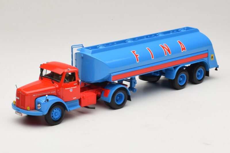 Scania L110S Tanksattelzug FINA Minichamps 1:43 499126970 Metal