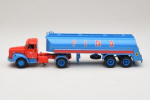 Scania L110S Tanksattelzug FINA Minichamps 1:43 499126970 Metal - imagen 3 de 6