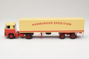 Scania LB111S Koffersattelzug Hamburger Spedition Minichamps 1:43 499123880 Metal - imagen 3 de 6