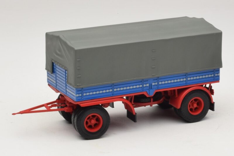 Remolque de Camión Azul Rojo Minichamps 1:43 439159092 Metal