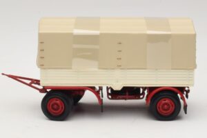 Remolque de Camión Lona Blanco Rojo Minichamps 1:43 439159096 Metal - imagen 3 de 6
