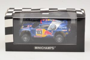 Volkswagen Race Touareg #103 B. Saby / R. Perin Winner Rally Por Las Pampas 2005 Caja De Repuesto Minichamps 1:43 436055303-R - imagen 4 de 4