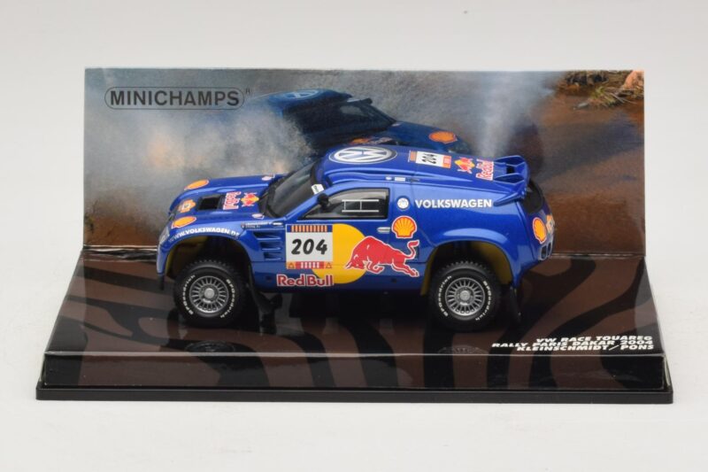 Volkswagen Race Touareg Red Bull #204 J. Kleinschmidt / F. Pons Dakar Rally 2005 Minichamps 1:43 436045304 Metal