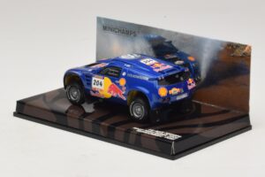 Volkswagen Race Touareg Red Bull #204 J. Kleinschmidt / F. Pons Dakar Rally 2005 Minichamps 1:43 436045304 Metal - imagen 3 de 5