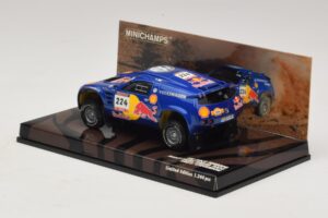 Volkswagen Race Touareg Red Bull #224 B. Saby / Stevenson Dakar Rally 2005 Minichamps 1:43 436045324 Metal - imagen 3 de 5