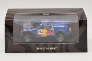 Volkswagen Race Touareg Red Bull #224 B. Saby / Stevenson Dakar Rally 2005 Minichamps 1:43 436045324 Metal - imagen 5 de 5