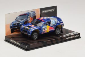 Volkswagen Race Touareg Red Bull #307 B. Saby / M. Perin Dakar Rally 2005 Minichamps 1:43 436055307 Metal - imagen 2 de 5