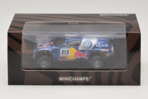 Volkswagen Race Touareg Red Bull #313 J. Kankkunen / J. Repo Dakar Rally 2005 Minichamps 1:43 436055313 Metal - imagen 5 de 5