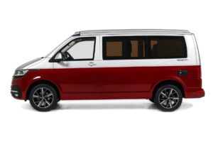 Volkswagen T6.1 California Ocean Tornado Red / Reflex Silver Otto 1:18 OT1342 Resina - imagen 3 de 5