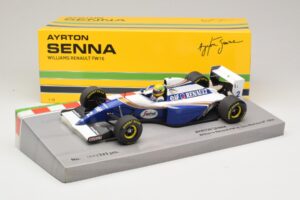 Williams FW16 Renault #2 A. Senna San Marino GP 1994 Minichamps 1:18 543941833 Metal - imagen 6 de 7