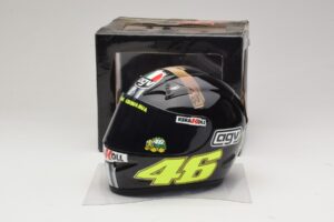Casco AGV V. Rossi MotoGP Jerez Test 2007 Minichamps 1:2 327070046 Metal - imagen 6 de 7
